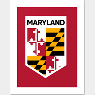 Maryland State Flag Emblem Posters and Art